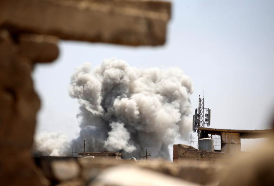 خط مقدم جنگ با داعش در موصل