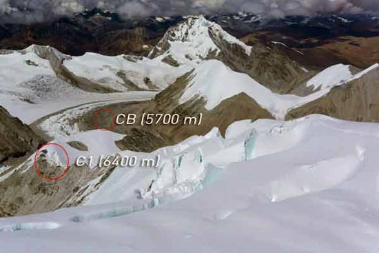 تصاویری از تلاش‌ کوهنورد ایرانی در تبت