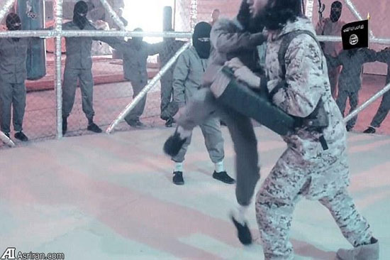 قفس آموزش داعش! +عکس