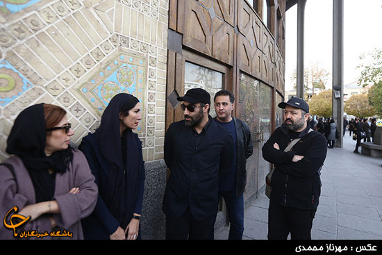 عکس: چهره‌‌ها در تشییع پیکر مجید بهرامی