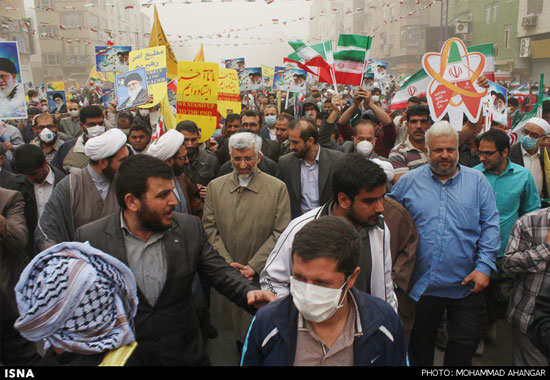 عکس: راهپیمایی خوزستانی ها در 22 بهمن