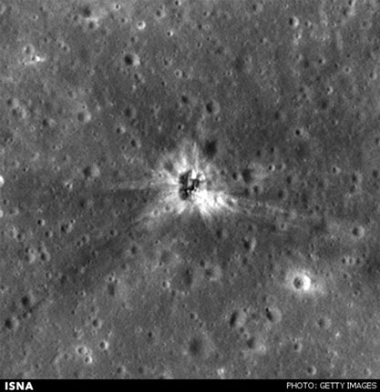 کشف محل برخورد موشک آپولو در ماه