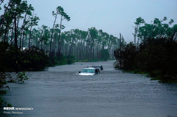 تصاویری از طوفان «دوریان» در باهاماس