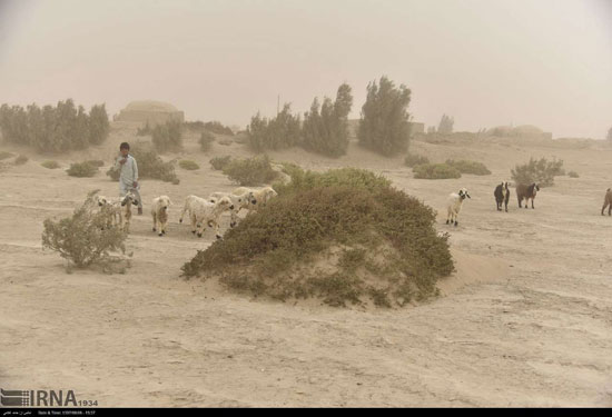 توفان شن در سیستان و بلوچستان