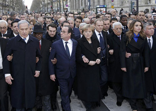 نتانیاهو چگونه به صف اول پاریس رسید؟!