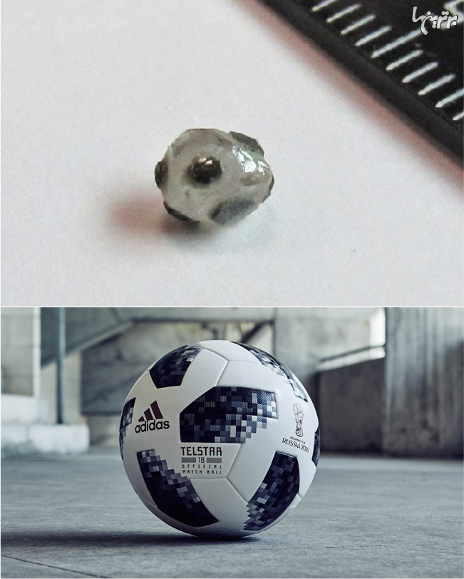 کشف الماسی شبیه به توپ جام جهانی!