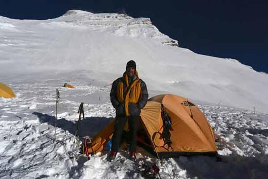 تصاویری از تلاش‌ کوهنورد ایرانی در تبت