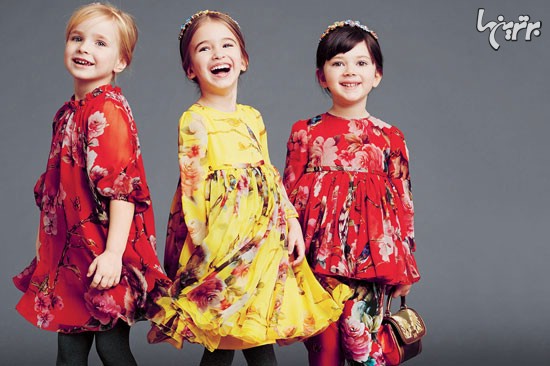 پوشاک دخترانه Dolce and Gabbana 2015
