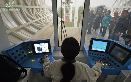 افتتاح نخستین مترو هوایی در چین