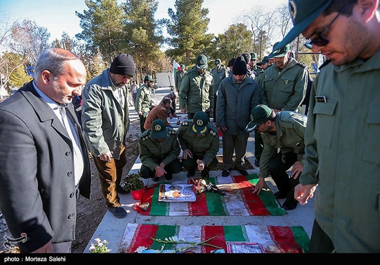 مراسم ختم شهدای حادثه تروریستی در اصفهان