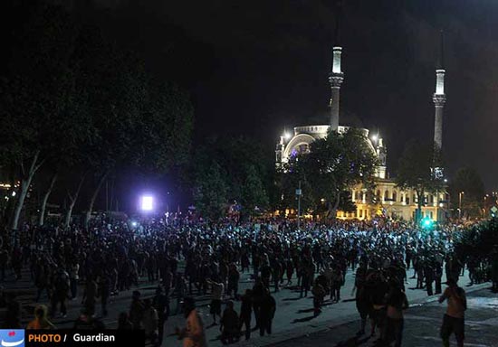 عکس هایی از  ادامه اعتراض‌ ها در استانبول