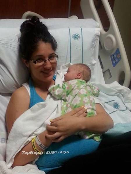 نوزادی که مادرش را نجات داد +عکس