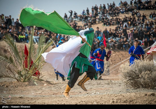 بزرگترین تعزیه میدانی کشور در صحرا رود فسا - شیراز