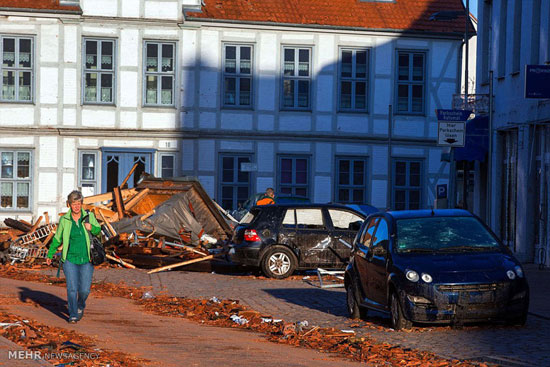 عکس: وقوع طوفان مرگبار در آلمان