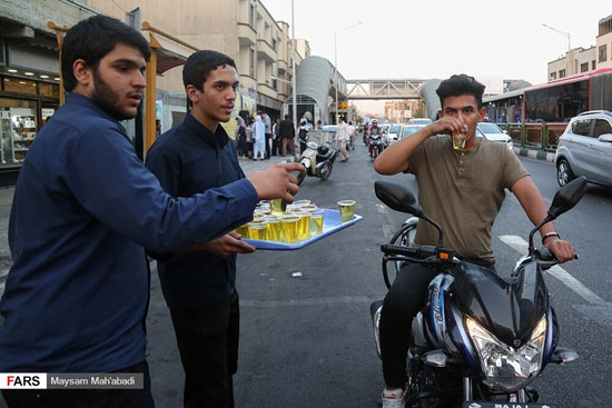 فقط به عشق علی (ع)، در خیابان‌های تهران