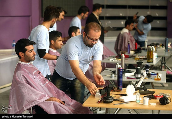 عکس: مسابقات کشوری آرایشگران مرد