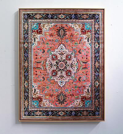 نقاشی‌هایی به سبک فرش ایرانی