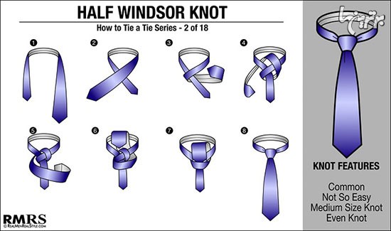 محبوب ترین روش های بستن کراوات