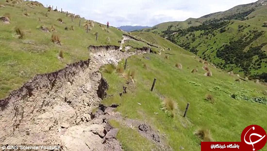 زلزله ی اخیر، نیوزلند را شکافت!