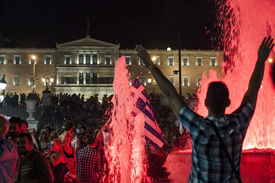 تصاویری از جشن پیروزی در یونان