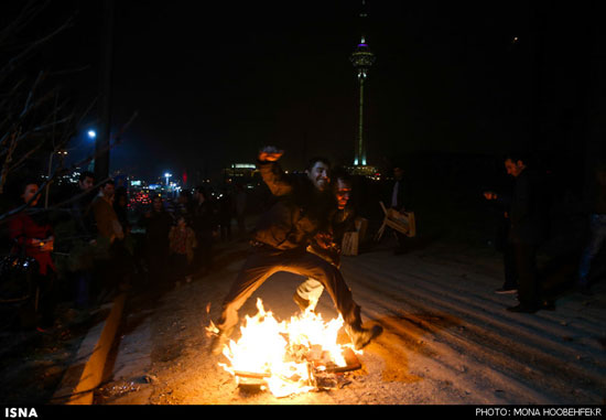 عکس: شب چهارشنبه سوری 93 تهران