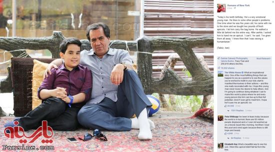 کامنت باراک اوباما برای پسربچه ایرانی!