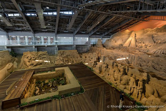 مجسمه های شنی خارق العاده موزه شنی توتوری ژاپن
