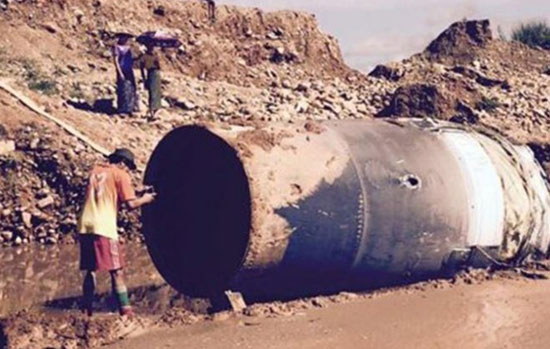 زباله فضایی چینی در میانمار سقوط کرد