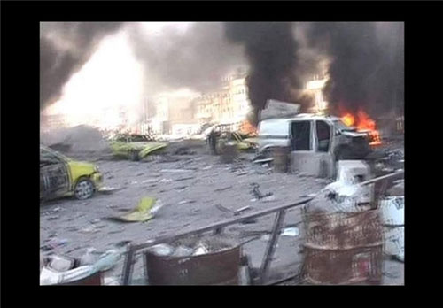 اولین تصاویر از انفجار تروریستی در «زینبیه»