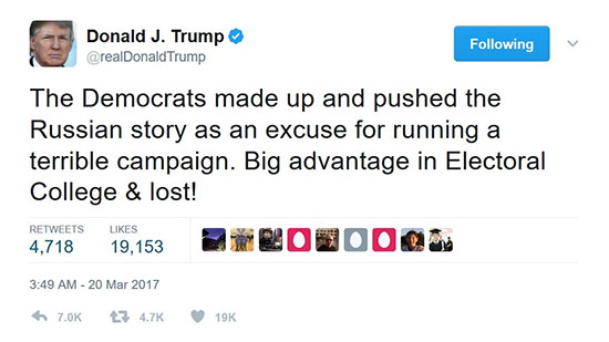 حمله توییتری ترامپ به دموکرات ها