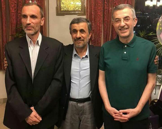 دیدار نوروزیِ احمدی‌نژاد با مشایی و بقایی
