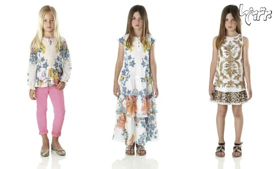 لباس های دخترانه Roberto Cavalli پائیز 2014