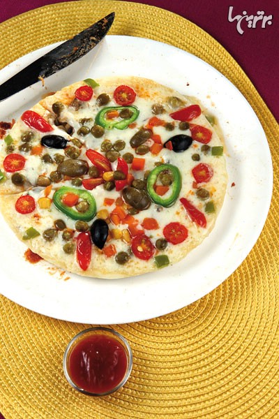 پيتزای سالمِ سبزيجات