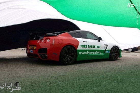 عکس: خودروی فلسطین در خیابان‌های لندن