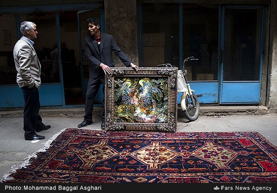 عکس: گذری در بازار سنتی فرش تبریز