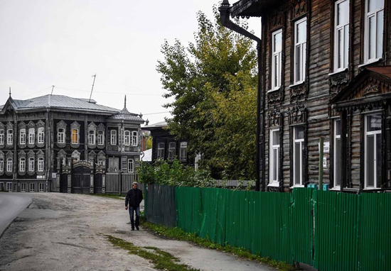 معماری منحصربه‌فرد خانه‌های چوبی در سیبری