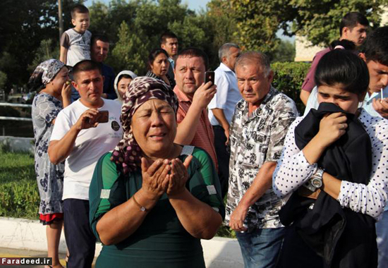 وداع مردم ازبکستان با "کریم اف"