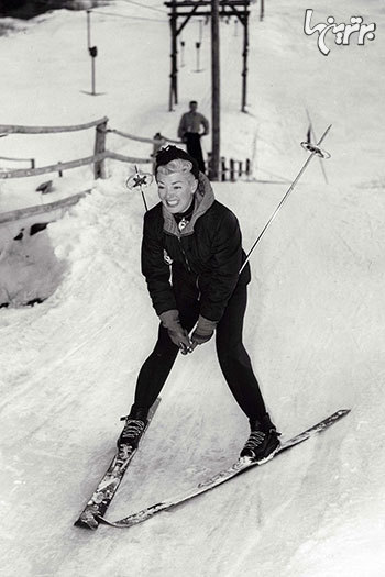 عکس: ستاره های اسکی باز در گذشته