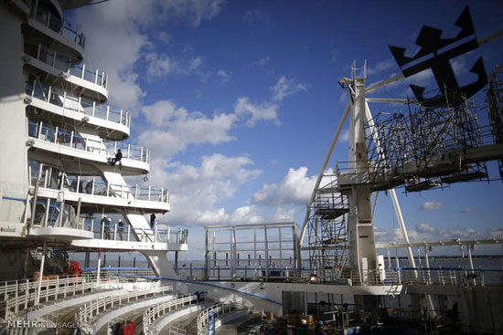 عکس: بزرگترین کشتی تفریحی جهان‎