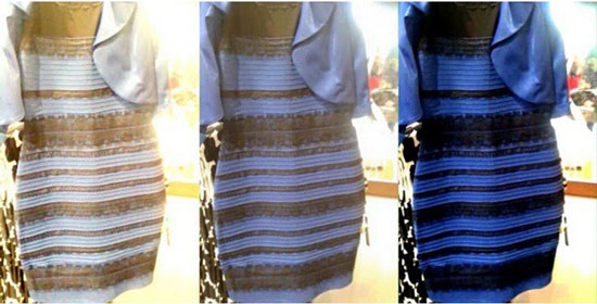 شما اين لباس را چه رنگي مي‌بينيد؟!