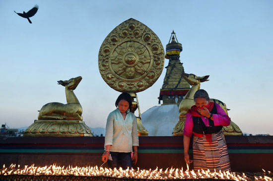 جشنواره روز تولد بودا در نپال +عکس