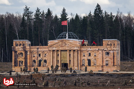 بازسازی نبرد تاریخی برلین در مسکو