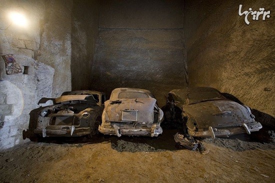 تونل فراموش شده «ناپل» پر از ماشین‌های قدیمی