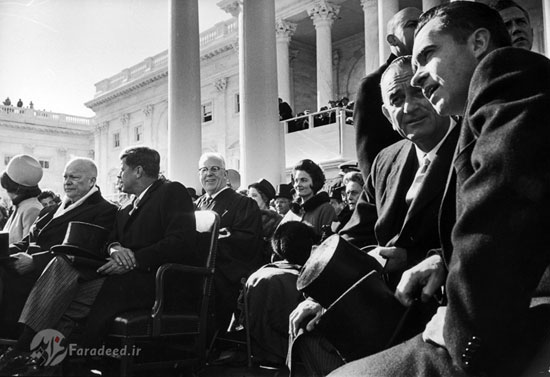 تصاویری تاریخی از مراسم تحلیف جان اف. کندی