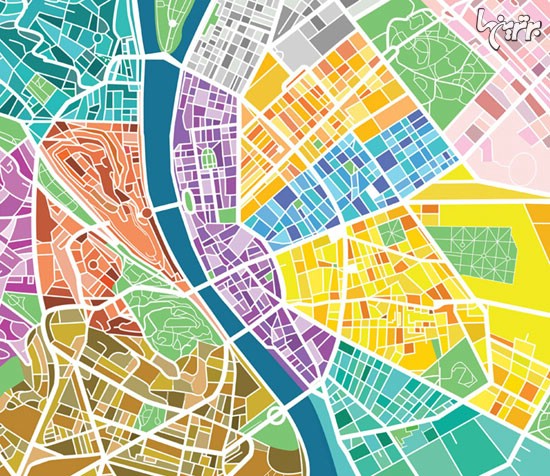 اختراع جالب نقشه شهر به شکل توپ +عکس