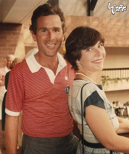 «لورا» و جرج بوش در جوانی +عکس