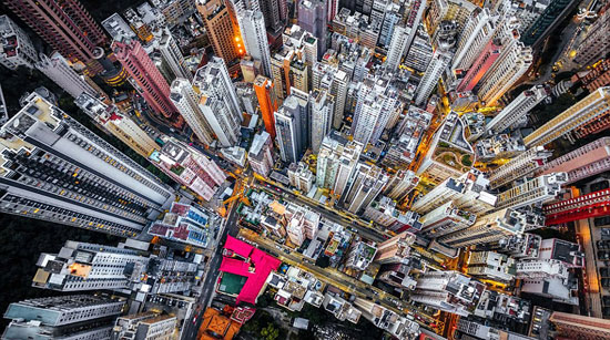 هنگ‌ کنگ را از روی پهپاد ببینید