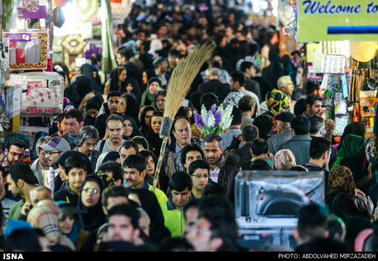 عکس: جنب و جوش بازار تهران در دقیقه 90