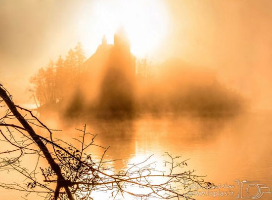 تصاویری از طلوع جادویی آفتاب در Bled