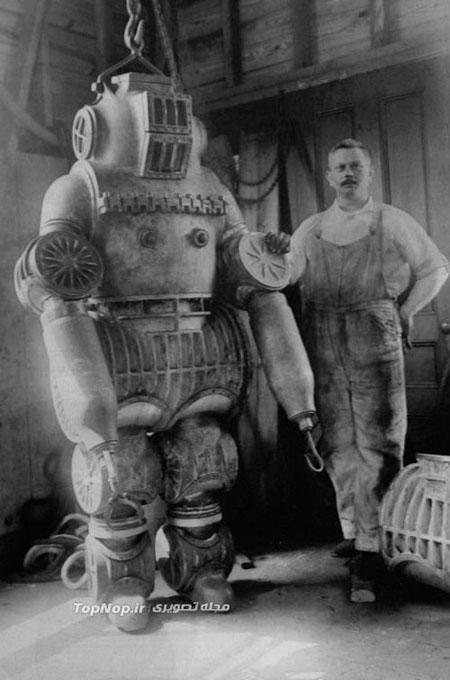 عکس: ربات های غواص در صد سال پیش